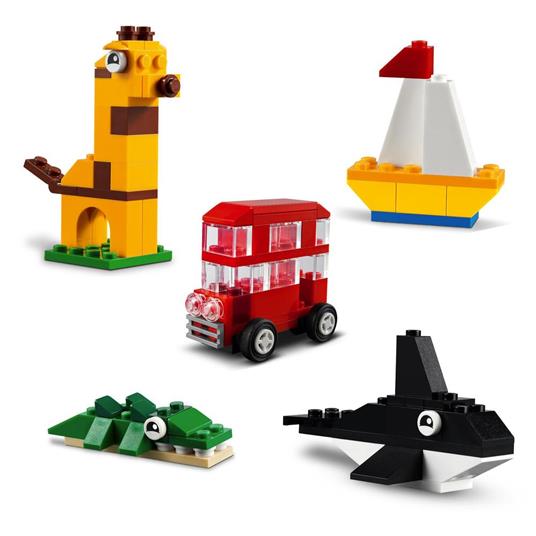 LEGO Classic 11015 Giro del Mondo, Set Mattoncini da Costruzione per Bambini  di 4 Anni, Include una Mappa da Parete Colorata - LEGO - Classic - Edifici e  architettura - Giocattoli