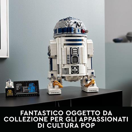 LEGO Star Wars 75308 R2-D2 Droide da Costruzione per Adulti, Modello da Esposizione con Spada Laser di Luke Skywalker - 5