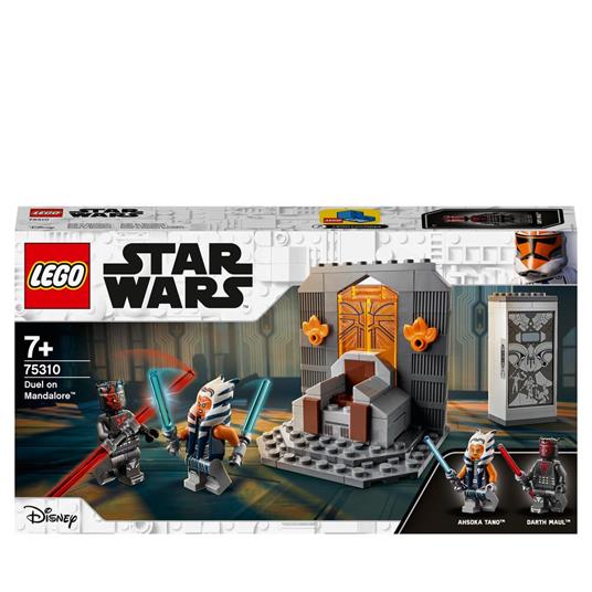 LEGO Star Wars 75310 Duello su Mandalore, Set da Costruzione con Personaggio di Darth Maul e Spade laser, Giochi per Bambini