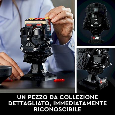 LEGO Star Wars (75304). Casco di Darth Vader, Set da Costruzione per Adulti, Regalo da Collezione - 5