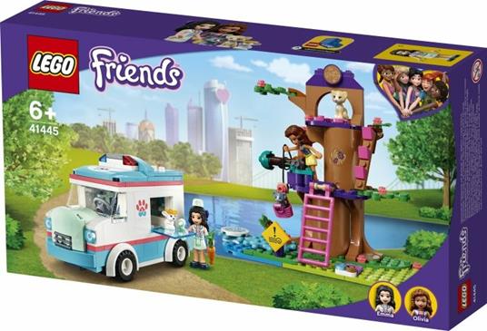 LEGO Friends (41445). L'ambulanza della clinica veterinaria - LEGO - Friends  - Automobili - Giocattoli | IBS