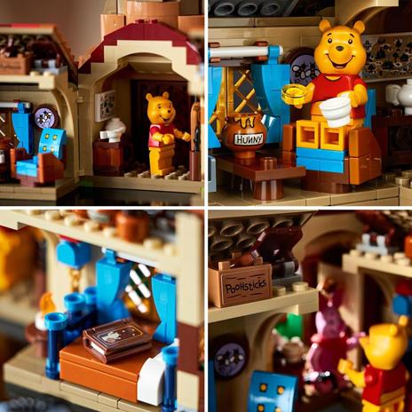 LEGO Ideas 21326 Disney Winnie the Pooh, Set per Adulti, Idea Regalo con Minifigure di Pimpi e Personaggio di Ih-Oh - 6
