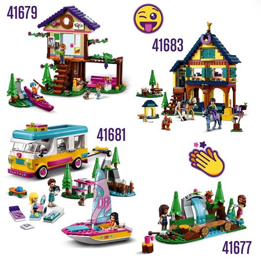 LEGO Friends 41679 La Baita nel Bosco, Casa Giocattolo sull'Albero, Set di  Costruzioni con Mini Bamboline, Giochi per Bambini - LEGO - Friends -  Edifici e architettura - Giocattoli | IBS