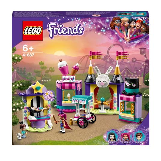 LEGO Friends 41687 Gli Stand del Luna Park Magico, Costruzioni per Bambini  dai 6 Anni con 2 Mini Bamboline e 1 Micro-Doll - LEGO - Friends - Edifici e  architettura - Giocattoli | IBS