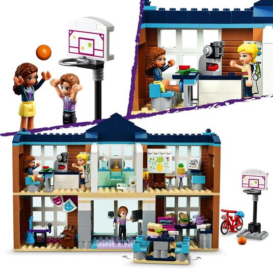 LEGO Friends 41682 Scuola di Heartlake City, Set di Costruzioni, Giochi per  Bambini dai 6 Anni in su con 3 Mini Bamboline - LEGO - Friends - Edifici e  architettura - Giocattoli | IBS