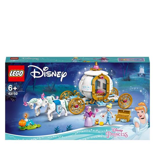LEGO Disney Princess 43192 La Carrozza Reale di Cenerentola con 2 Mini  Bamboline e Cavalli, Giocattolo e Idea Regalo - LEGO - Disney - Cartoons -  Giocattoli | IBS