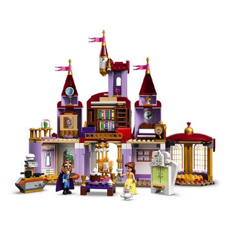 LEGO Disney Princess 43196 Il Castello di Belle e della Bestia, Set delle Principesse con 3 Mini Bamboline - 4