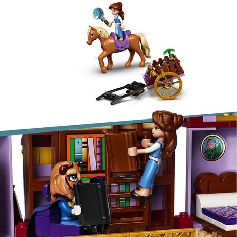 LEGO Disney Princess 43196 Il Castello di Belle e della Bestia, Set delle Principesse con 3 Mini Bamboline - 6