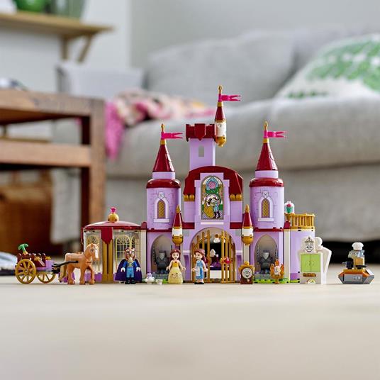LEGO Disney Princess 43196 Il Castello di Belle e della Bestia, Set delle Principesse con 3 Mini Bamboline - 7