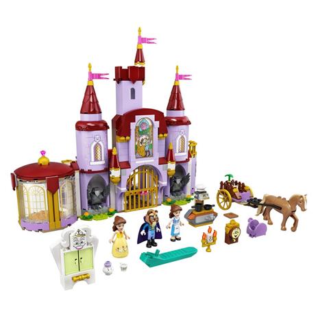 LEGO Disney Princess 43196 Il Castello di Belle e della Bestia, Set delle Principesse con 3 Mini Bamboline - 8