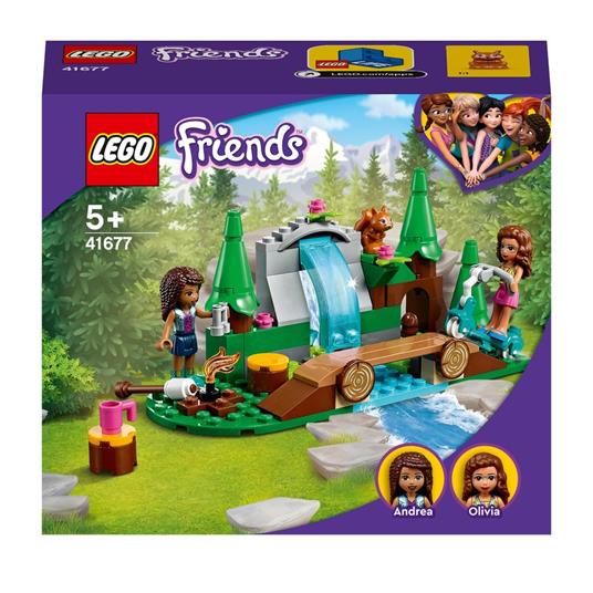 LEGO Friends 41677 La Cascata nel Bosco, Set di Costruzioni per Bambini di  5 Anni con le Mini Bamboline di Andrea e Olivia - LEGO - Friends - Edifici  e architettura - Giocattoli | IBS