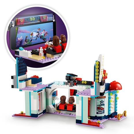 LEGO Friends 41448 Il Cinema di Heartlake City, Set con Porta Cellulare o Tablet e 3 Mini Bamboline, Costruzioni per Bambini - 5