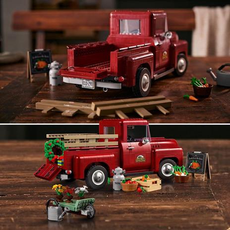 LEGO Icons 10290 Pickup Camioncino in Mattoncini da Costruire per Adulti Modello da Collezione Idee Regalo Hobby Creativi - 7