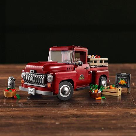 LEGO Icons 10290 Pickup Camioncino in Mattoncini da Costruire per Adulti Modello da Collezione Idee Regalo Hobby Creativi - 12