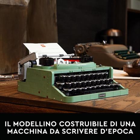 LEGO Ideas 21327 Macchina da Scrivere, Set da Costruzione, Modellino Retro da Collezione - 3