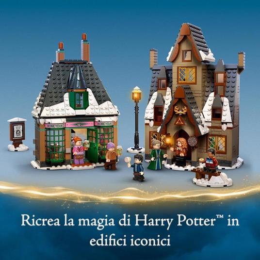 LEGO Harry Potter Visita al Villaggio Di Hogsmeade, Set Giocattoli per Bambini, Minifigure d'Oro del 20° Anniversario, 76388 - 2