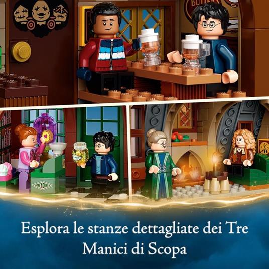 LEGO Harry Potter Visita al Villaggio Di Hogsmeade, Set Giocattoli per Bambini, Minifigure d'Oro del 20° Anniversario, 76388 - 3