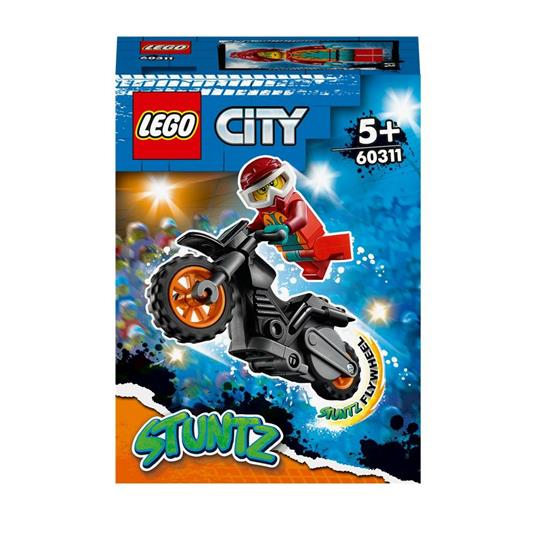 LEGO City Stuntz Stunt Bike Antincendio, Moto Giocattolo con Funzione  "Carica e Vai", Idee Regalo per Bambini dai 5 Anni, 60311 - LEGO - City  Stuntz - Moto - Giocattoli | IBS