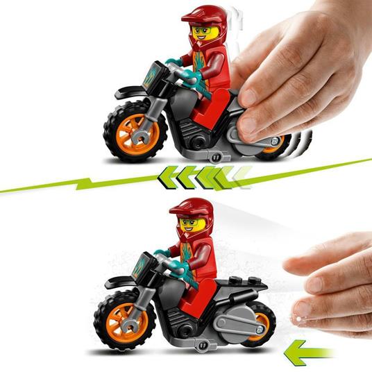 LEGO City Stuntz Stunt Bike Antincendio, Moto Giocattolo con Funzione  “Carica e Vai”, Idee Regalo per Bambini dai 5 Anni, 60311