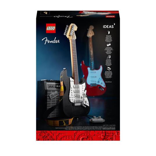 LEGO Ideas 21329 Fender Stratocaster, Kit Chitarra Fai da Te per Adulti,  con Amplificatore Princeton Reverb 65 e Accessori - LEGO - Ideas - Set  mattoncini - Giocattoli | IBS