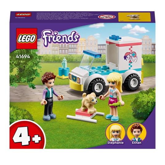 LEGO Friends 41694 Ambulanza della Clinica Veterinaria, Set Soccorso Amici  Animali, Giocattolo per Bambini di 4+ Anni - LEGO - Friends - Generici -  Giocattoli | IBS