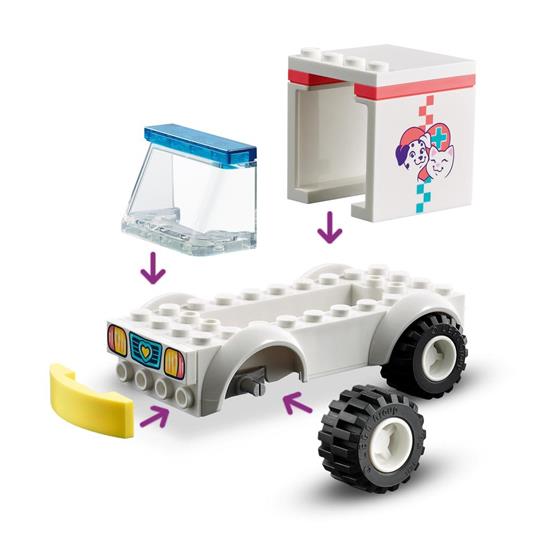 LEGO Friends 41694 Ambulanza della Clinica Veterinaria, Set Soccorso Amici Animali, Giocattolo per Bambini di 4+ Anni - 5