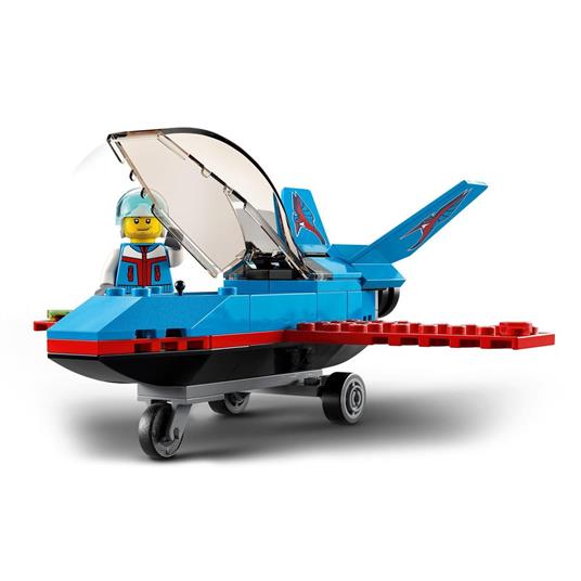 LEGO City Great Vehicles 60323 Aereo Acrobatico, Giocattolo con Minifigure  del Pilota, Idea Regalo, Giochi per Bambini - LEGO - City Great Vehicles -  Aerei - Giocattoli