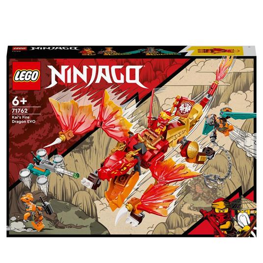 LEGO NINJAGO 71762 Dragone del Fuoco di Kai - EVOLUTION, Set per Bambini di  6+ Anni con Guerrieri Serpente - LEGO - Ninjago - Generici - Giocattoli |  IBS