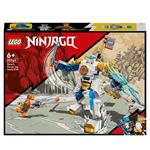 LEGO NINJAGO 71761 Mech Potenziato di Zane - EVOLUTION, Set con Banner da Collezione con Guerriero Serpente, Giochi Bambini