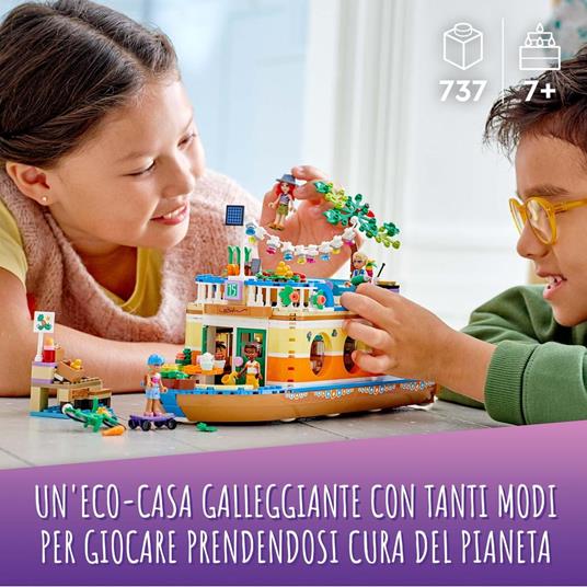 LEGO Friends 41702 Casa Galleggiante sul Canale, Giochi per Bambina e  Bambino dai 7 Anni in su con Giardino - LEGO - Star Wars - Generici -  Giocattoli | IBS