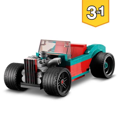 LEGO Creator 31127 3in1 Street Racer, Macchine Giocattolo, Auto da Corsa  per Bambini di 7+ Anni, Costruzione con Mattoncini - LEGO - Creator -  Automobili - Giocattoli