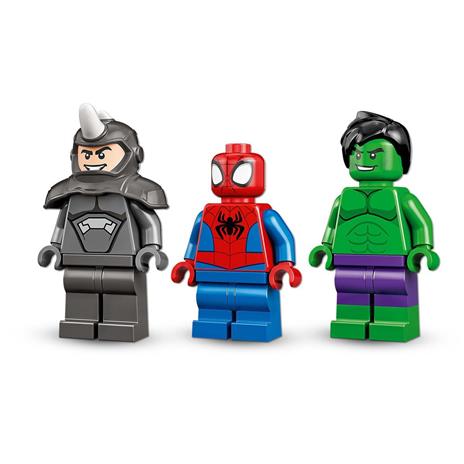 LEGO Marvel 10782 Spidey e i Suoi Fantastici Amici Resa dei Conti tra Hulk e Rhino, Monster Truck, Macchine Giocattolo - 5