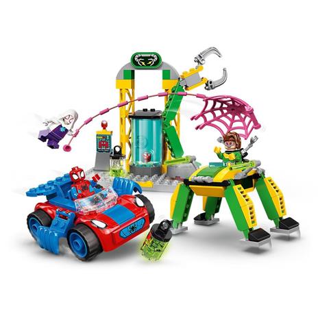 LEGO Marvel 10783 Spidey e i Suoi Fantastici Amici Spider-Man al Laboratorio di Doctor Octopus, Macchine Giocattolo - 3