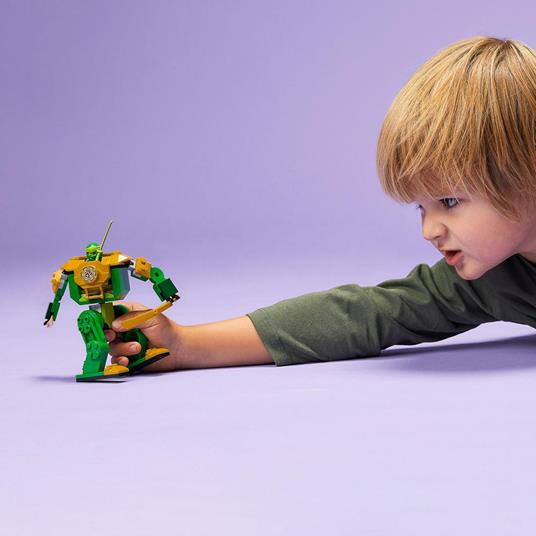 LEGO NINJAGO 71757 Mech Ninja di Lloyd, Set per Bambini dai 4 Anni in su, con Giocattolo Snodabile e Guerriero Serpente - 2