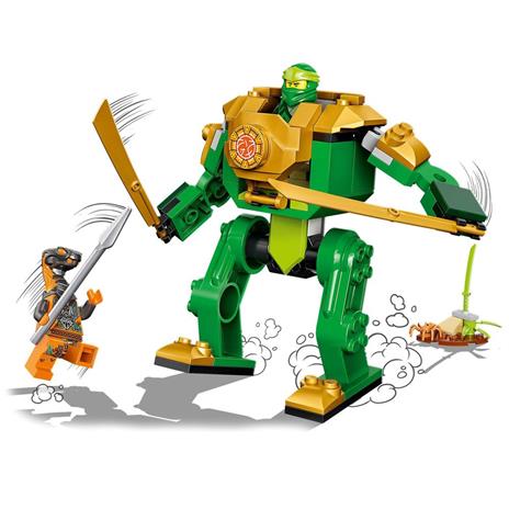 LEGO NINJAGO 71757 Mech Ninja di Lloyd, Set per Bambini dai 4 Anni in su, con Giocattolo Snodabile e Guerriero Serpente - 3