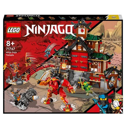 LEGO NINJAGO 71767 Tempio Dojo dei Ninja, Banner da Collezione, Minifigure  di Lloyd, Kai e Guerrieri Serpente - LEGO - Ninjago - Generici - Giocattoli  | IBS