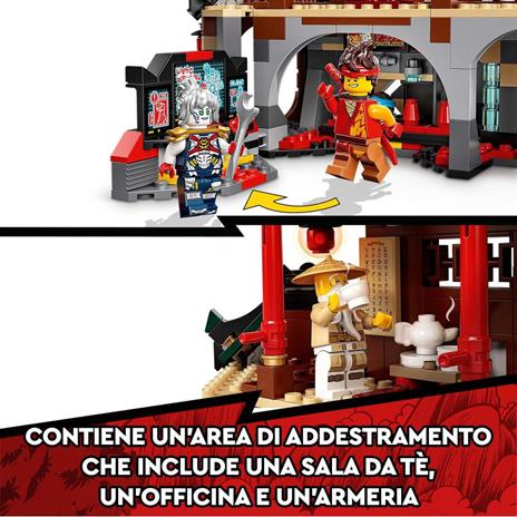 LEGO NINJAGO 71767 Tempio Dojo dei Ninja, Banner da Collezione, Minifigure di Lloyd, Kai e Guerrieri Serpente - 3