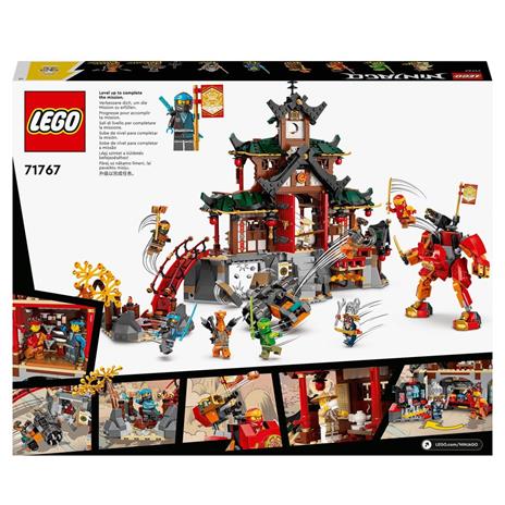 LEGO NINJAGO 71767 Tempio Dojo dei Ninja, Banner da Collezione, Minifigure di Lloyd, Kai e Guerrieri Serpente - 9