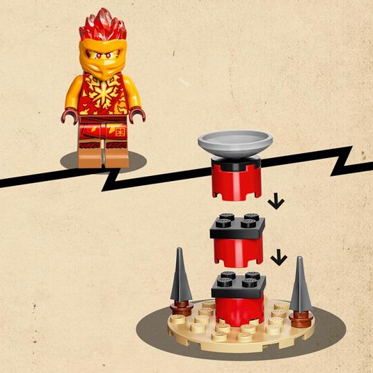 LEGO NINJAGO 70688 Addestramento Ninja di Spinjitzu con Kai, Trottola  Giocattolo, Allenamento Piccoli Maestri di Spinner - LEGO - Ninjago -  Generici - Giocattoli | IBS