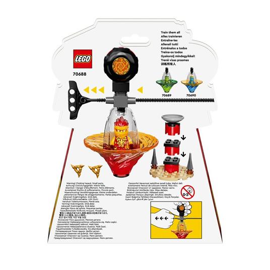 LEGO NINJAGO 70688 Addestramento Ninja di Spinjitzu con Kai, Trottola  Giocattolo, Allenamento Piccoli Maestri di Spinner - LEGO - Ninjago -  Generici - Giocattoli | IBS