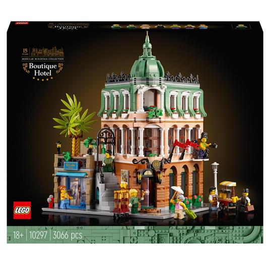 LEGO Icons 10297 Boutique Hotel, Set Modellini da Costruire per Adulti,  Edificio Modulare da Collezione con 7 Minifigure - LEGO - Icons - Edifici e  architettura - Giocattoli