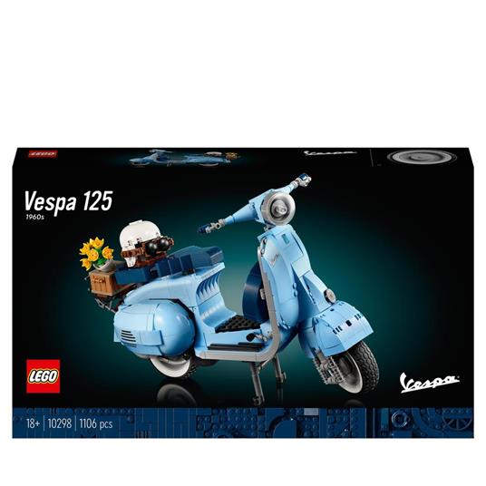 LEGO Icons 10298 Vespa 125, Set in Mattoncini, Modellismo Adulti, Replica Piaggio  Anni 60, Idea Regalo, Hobby Creativo - LEGO - Icons - Moto - Giocattoli |  IBS