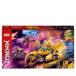 LEGO Ninjago 71768 Moto Drago dOro di Jay, Set Serie TV Crystallized, Veicolo Giocattolo, Giochi per Bambini dai 7 Anni