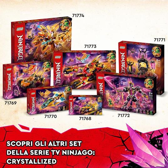 LEGO Ninjago 71769 Fuoristrada Drago di Cole, Set Serie TV Crystallized, Macchina Giocattolo, Giochi per Bambini da 8 Anni - 6