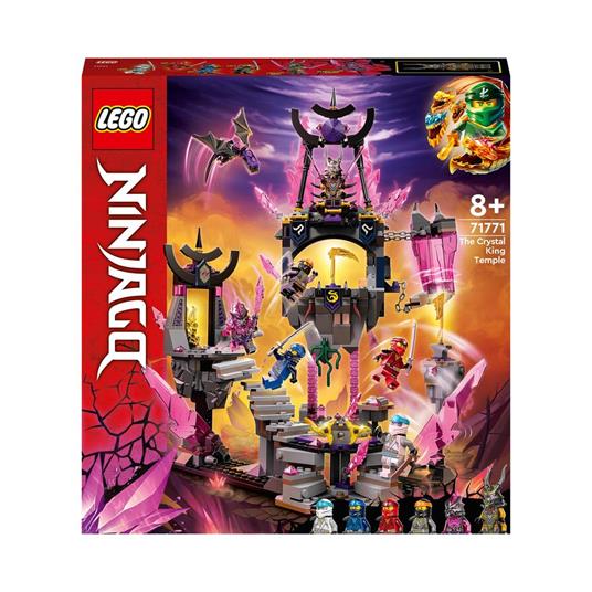 LEGO Ninjago 71771 Il Tempio del Re dei Cristalli, Set Serie TV  Crystallized con Minifigure, Giochi per Bambini da 8 Anni - LEGO - Ninjago  - Generici - Giocattoli | IBS