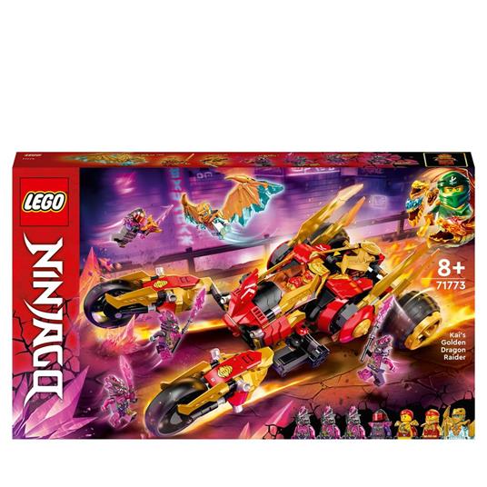 LEGO Ninjago 71773 Raider-Drago d'Oro di Kai, Set Serie TV Crystallized,  Macchina Giocattolo, Giochi per Bambini da 8 Anni - LEGO - Ninjago -  Generici - Giocattoli | IBS