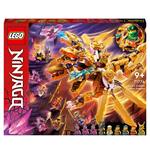 LEGO Ninjago 71774 Ultra Drago dOro di Lloyd, Set Serie TV Crystallized con 9 Minifigure, Giochi per Bambini dai 9 Anni