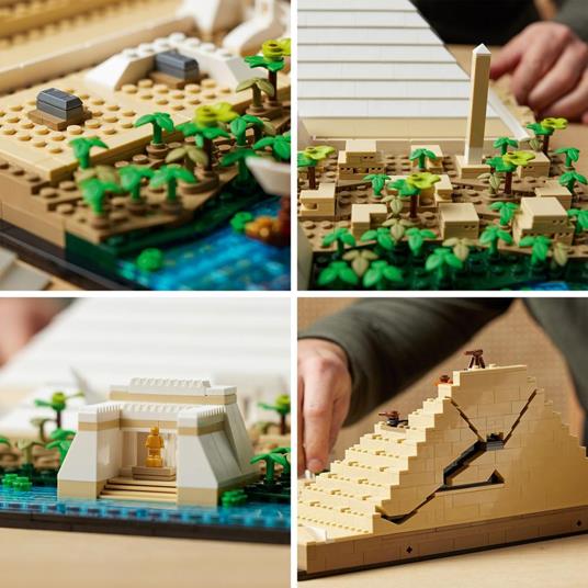 LEGO Architecture 21058 La Grande Piramide di Giza, Set da Collezione per Adulti, Hobby Creativi, Decorazione per la Casa - 6