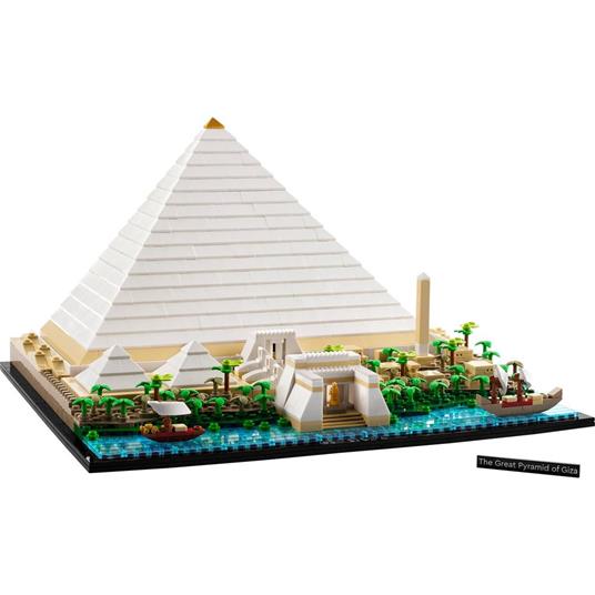 LEGO Architecture 21058 La Grande Piramide di Giza, Set da Collezione per Adulti, Hobby Creativi, Decorazione per la Casa - 7