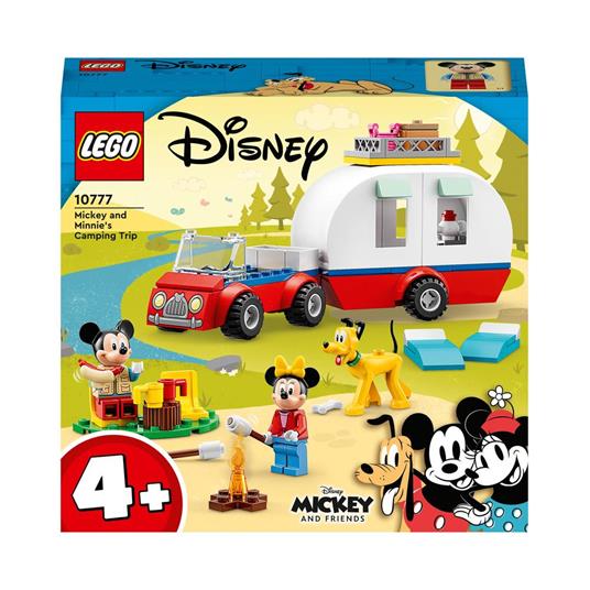 LEGO Disney Topolino e Amici 10777 Vacanza in Campeggio con Topolino e  Minnie, Pluto, Camper Giocattolo, Giochi per Bambini - LEGO - Disney  Topolino e Amici - Cartoons - Giocattoli | IBS